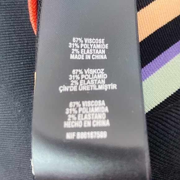 Ted Baker Multi Striped Crop Top - Picture 11 of 13